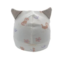 BABY GIRL-Beanie, Katzenohren Jersey bedruckt, UV 15