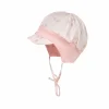 BABY GIRL-Schildmütze,Erdbeere Bindeband, Jerseybund, UV 50