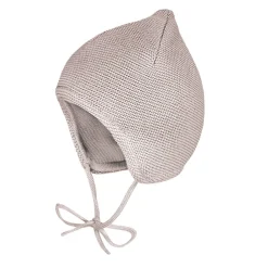 BABY-Mütze ausgenäht kleine Spitze, Futter