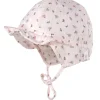 GOTS BABY GIRL-Schildmütze Musselinstoff, Bindeband, Futter