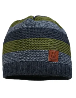 GOTS BABY-Beanie, Blockringel LL, Futter