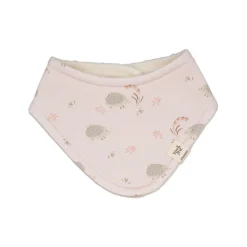 GOTS BABY-Tuch, Klettverschluß Jersey bedruckt, Teddyfutter