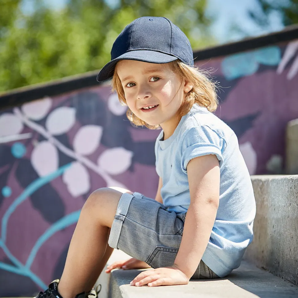 GOTS KIDS-Cap, Metallverschluß Canvas