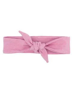 GOTS MINI GIRL-Haarband Schleife, Jersey, Microringel