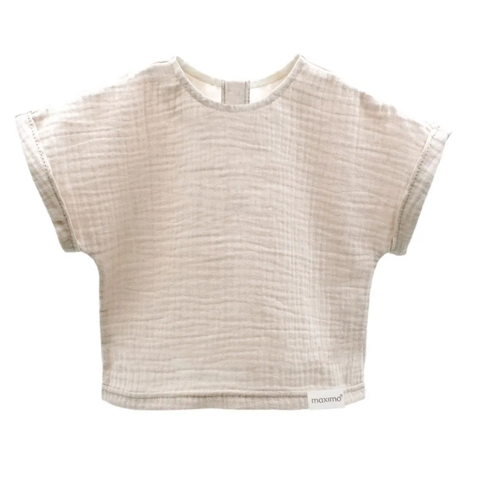 GOTS MINI GIRL-Top, Musselinstoff