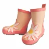 Gummistiefel Margerite Applikation. Reflekt 3M, Jerseyfutter