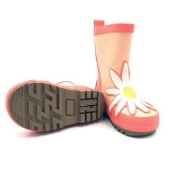 Gummistiefel Margerite Applikation. Reflekt 3M, Jerseyfutter