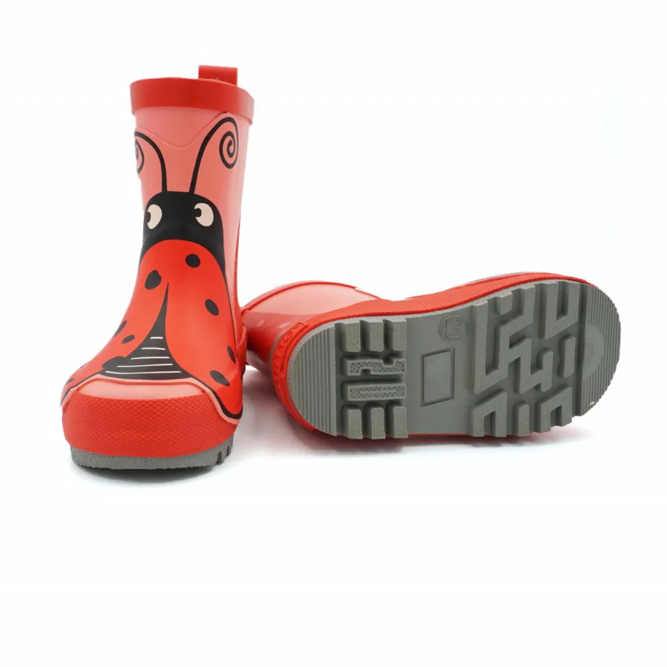 Gummistiefel Marienkäfer Jerseyfutter, Reflekt 3M