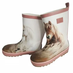 Gummistiefel Pferde Jerseyfutter, Fotoprint, Reflekt 3M