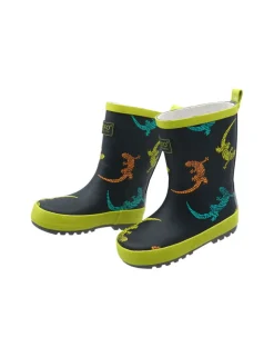 Gummistiefel, "Gecko" Jerseyfutter, Alloverprint