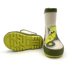 Gummistiefel Traktor Applikation. Reflekt 3M, Jerseyfutter