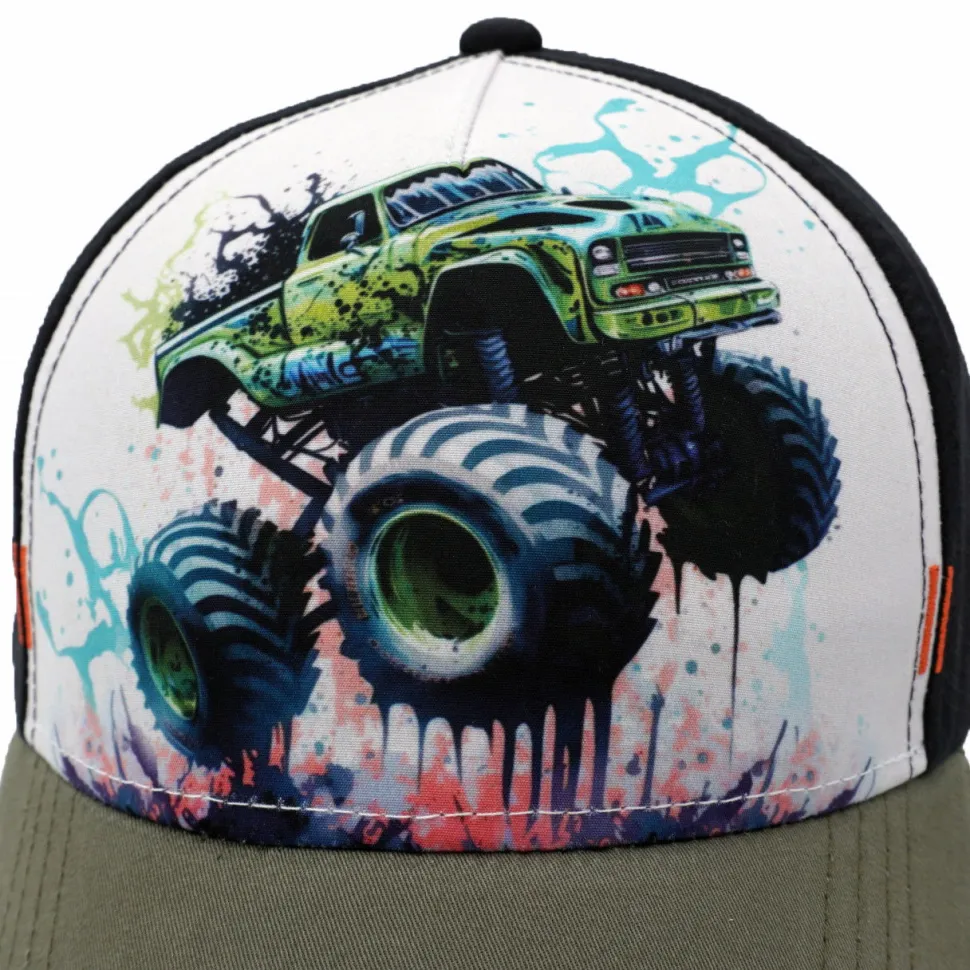 KIDS BOY-Cap Monster-Car snap back Verschluß