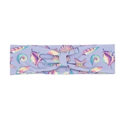 KIDS GIRL-Haarband, gerafft Jersey bedruckt