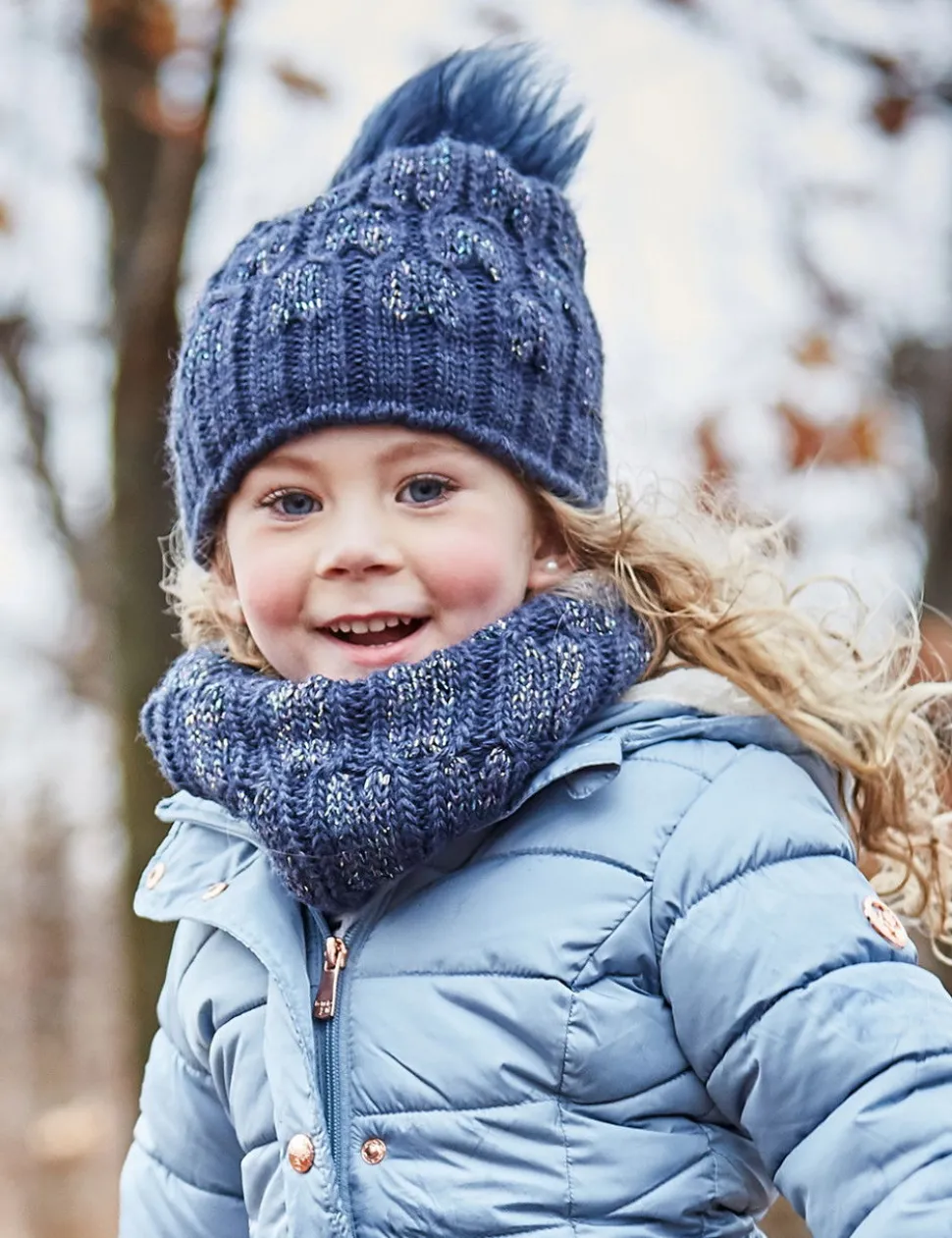 KIDS GIRL-Tube, Vollfutter Glitzer