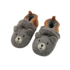 Lauflernschuhe Bär Anti-Rutsch-Sohle, Kunstfellfutter