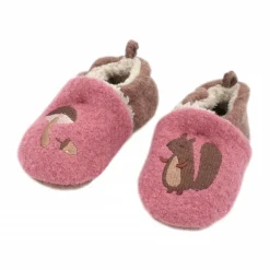 Lauflernschuhe Eichhörnchen Anti-Rutsch-Sohle, Futter Kunstfell