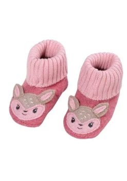 Lauflernschuhe, "Reh" Anti-Rutsch-Sohle, Strickbund