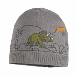 MINI BOY-Mütze, Jacquard Dinos randlos