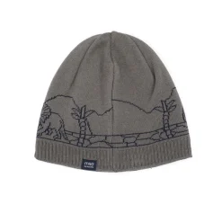 MINI BOY-Mütze, Jacquard Dinos randlos