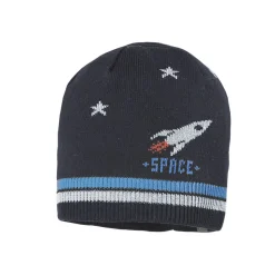 MINI BOY-Mütze, randlos Jacquard, Space