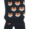 MINI BOY-Schlupfmütze, Fuchs Halsteil ausgenäht, Windstopper