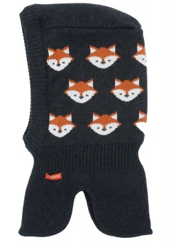 MINI BOY-Schlupfmütze, Fuchs Halsteil ausgenäht, Windstopper