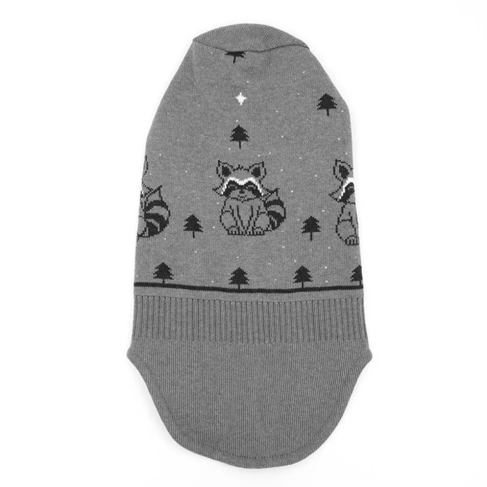 MINI BOY-Schlupfmütze,Waschbär Jerseyfutter