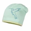 MINI GIRL-Beanie middle, Kontrastrand, Jersey Uni, Deko, UV 50