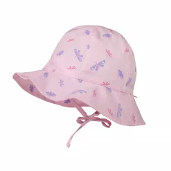 MINI GIRL-Hut butterfly Futter, Band, Gummi hinten, UV 15