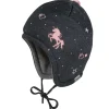 MINI GIRL-Mütze, ausgenäht Jacquard, Einhorn, Deko, Bindeband