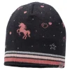 MINI GIRL-Mütze, randlos Jacquard, Einhorn