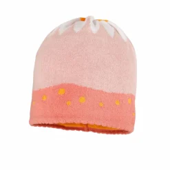 MINI GIRL-Mütze randlos Jacquard Margerite, Punkte