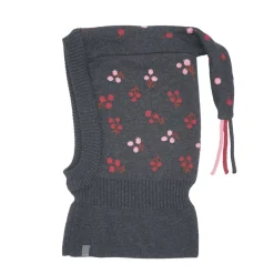 MINI GIRL-Schlupfmütze Beeren, Zipfel, Jerseyfutter