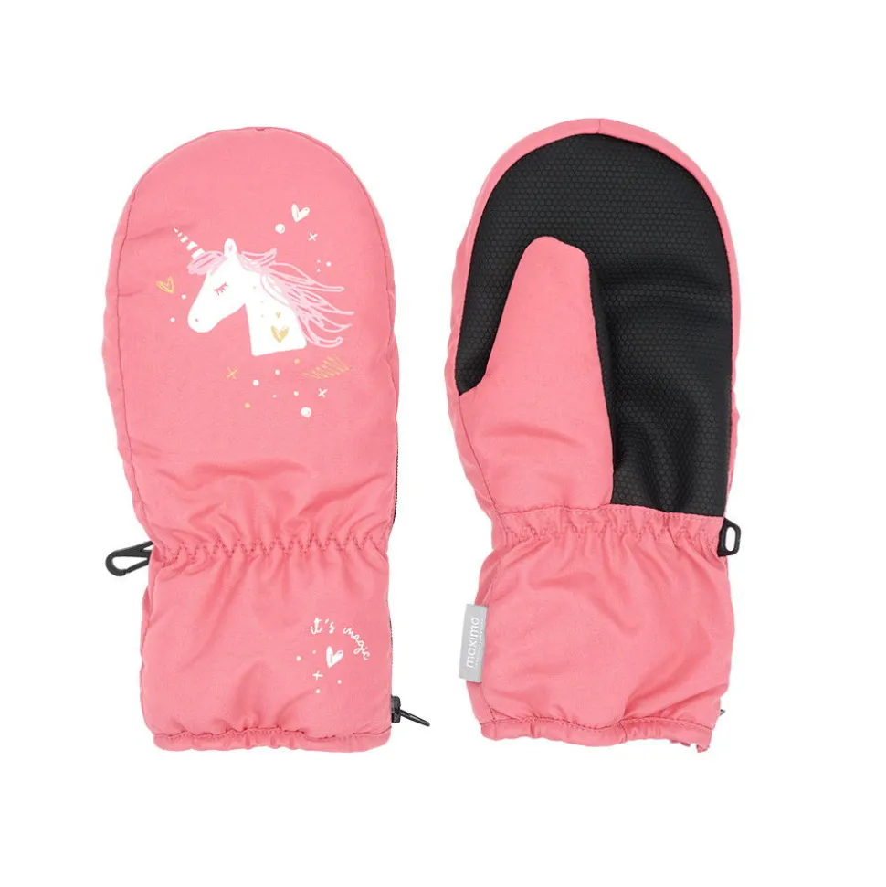 MINI GIRL-Thermofausthandschuh Daumen, "Einhorn", glow in the dark
