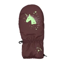 MINI GIRL-Thermofausthandschuh Daumen, "Einhorn", glow in the dark