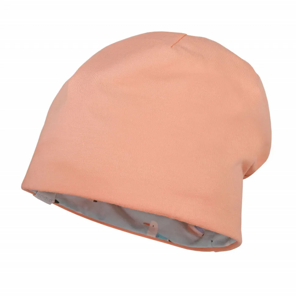 MINI-Beanie, reversible,Futter Jersey Druck/uni, UV 50
