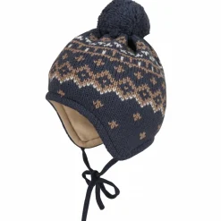 MINI-Mütze, ausgenäht Jacquard Norweger, Futter