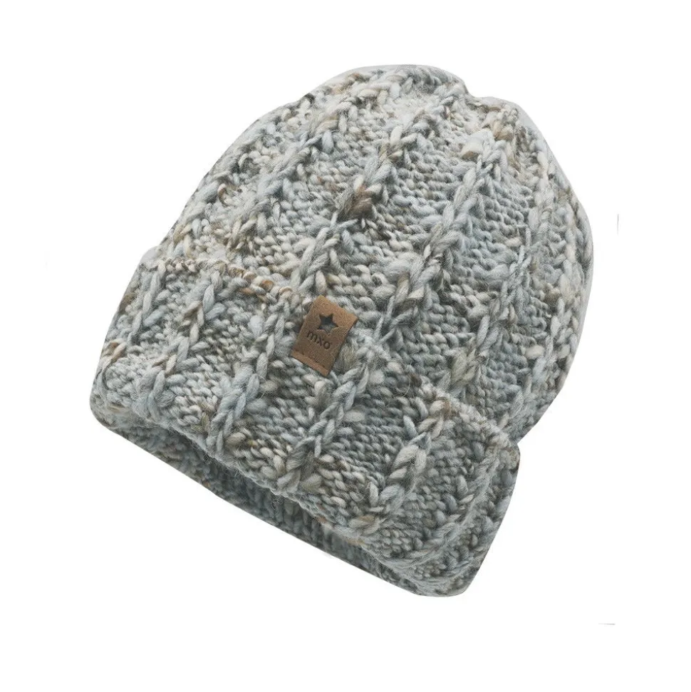 MINI-Mütze, Umschlagrand Effektgarn