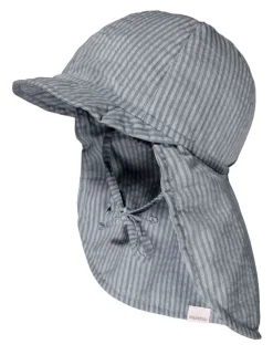 MINI-Schildmütze, Streifen Nackenschutz, Bindeband, UV 30