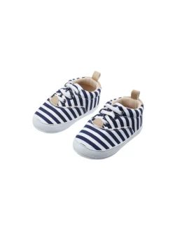 Schuhe, Streifen, Schnüroptik Antirutschsohle TPR